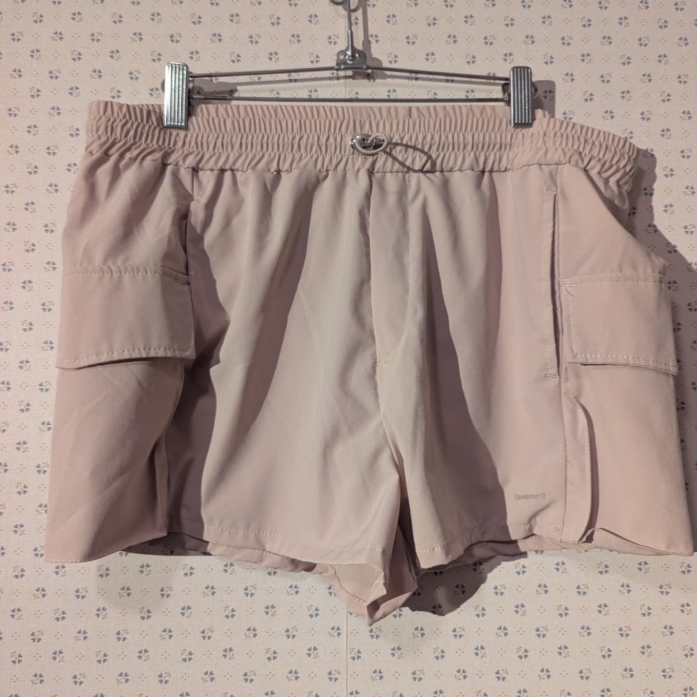 🩷 🤍 Bearpaw Outdoors L Boxer Shorts Women's Cargo Athletic Running Pickleball